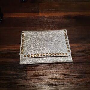 Stylish Gold Studded Women's Wallet